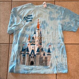 Walt Disney World Parks Cinderella Castle Adult T-Shirt NEW